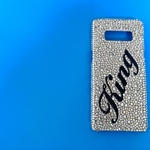 【送料無料】お好きな文字で全面フルデコ☆iPhone☆Android☆スマホ☆キラキラ