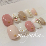 ピンクmixポイントシンプル