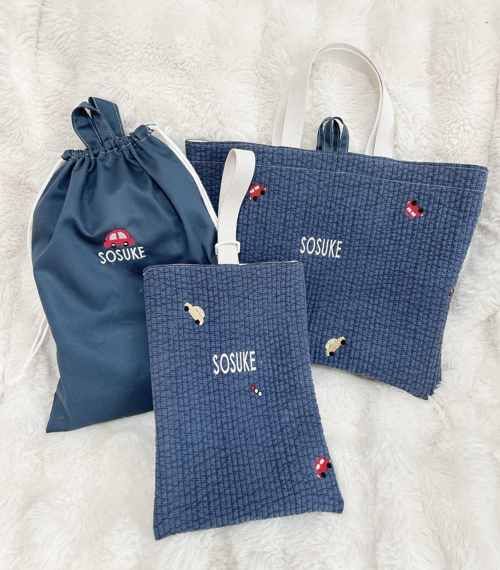 専用ページ【名入れ刺繍可】刺繍ヌビのレッスンバッグ 【公式通販】