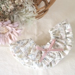 flower bouquet bib(ペールピンク花柄)