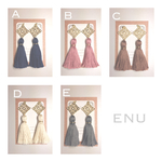 新色追加*再再販*秋色・冬色タッセルピアス・イヤリング