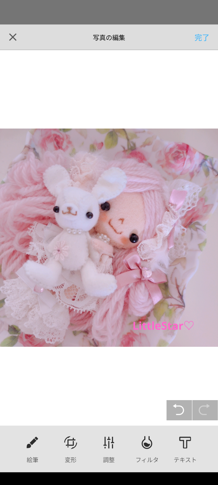 エンジェルDoll♡ドールチャーム♡ドール♡フェルト♡ - LittleStar