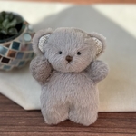 アーバン野良くま グレー / 手のひらサイズのくまのぬいぐるみ