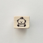 ピエロビション 犬 ビションフリーゼのはんこ Stamp クラウン ホラー ミニスタンプ スケジュール 日記 Mamitaro