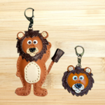 【おとぼけ顔の弱めライオン🦁】キーホルダー