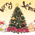 Merry X’mas チワワ