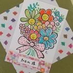 fram様ご注文分【家族似顔絵色紙】家族の似顔絵描かせていただきます