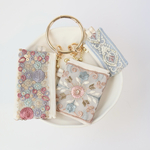 A9 カラビナ付き　3個セット　インド刺繍リボン