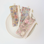 3色セット　10 cmファスナー×5cm  インド刺繍リボン