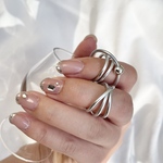 dual mood double line ring_デュアルムード ダブルラインリング