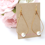 【再販】コットンパール♡フープピアス