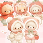 紙ものセット♡strawberry bear collection