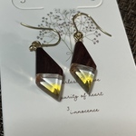 ウッドレジン　春感じるピアス