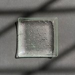 【kyou6265様専用ページ】小皿　銀河　昭和レトロガラス  型板ガラス　アンティーク　もったいないをカタチに