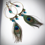 ＊送無＊peacockループピアス