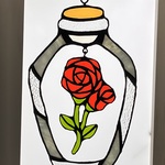 バラのサンキャッチャー 〜Passion Rosa〜