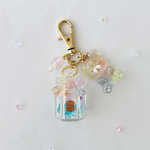 ANIMAL MINI BOTTLE🫙♡            シャカシャカ　キーホルダー　レジン　アニマル　スイーツ　プレゼント　ミニチュア　フェイクスイーツ　鉱石　ジュエル　ボトル
