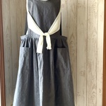 ギャザーエプロン（ヒッコリー）uri様専用