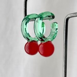 【 受注制作 】(制作期間7日程)  KINOMI( SAKURANBO /さくらんぼ ) earcuff【両耳用】