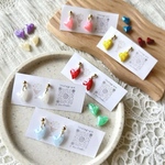 【ﾊﾟｰﾌﾟﾙ💜】ミニハートピアス💓