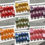 【ホロマグハート(「だ」ver.)】 マグネットネイル ニュアンスネイル メンカラ 推しネイル WEST ライブ シンプルデザイン
