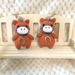 【受注生産】ぽちゃ馬🐴バッグチャーム✨手綱バージョン