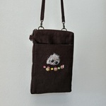 chiwawa115様オーダー品☆犬の手刺繍のショルダーポーチ