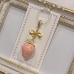 リボンとイチゴのめじるしアクセサリー🍓