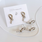 silver925ピアス金具 ピアスパーツ シルバー 20×10mm［1ペア］ cp198