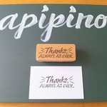 「Thanks,always as ever. 」はんこ