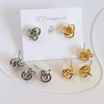ピアス金具 ［mixセット:ゴールド・シルバー各1ペア(計2ペア)］ピアスパーツ ピアスポスト silver925 シルバー 13mm アクセサリーパーツ  ハンドメイド素材 材料 cp658