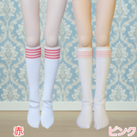1/3.1/4用ライン付ソックス