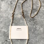 『Gold』Simple Freshwater Pearl Long Necklace 淡水パールとステンレスチェーンのロングネックレス ゴールド シンプル1連 細身ネックレス 85cm