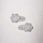 ༜flower dot hair clip༜