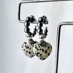 Heart Dalmatian earcuff  / ハートダルメシアンイヤーカフ( 両耳用 )