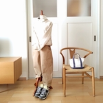 コットンツイルCPコクーンパンツ（べ―ジュ）