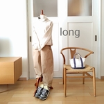 コットンツイルCPコクーンパンツlong（べ―ジュ）