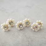 【 ﾋﾟｱｽ / ｲﾔﾘﾝｸﾞ】 ceremony perl bijou 3color 卒園式 卒業式 入園式 入学式 結婚式 ピンク ブルー ハレの日