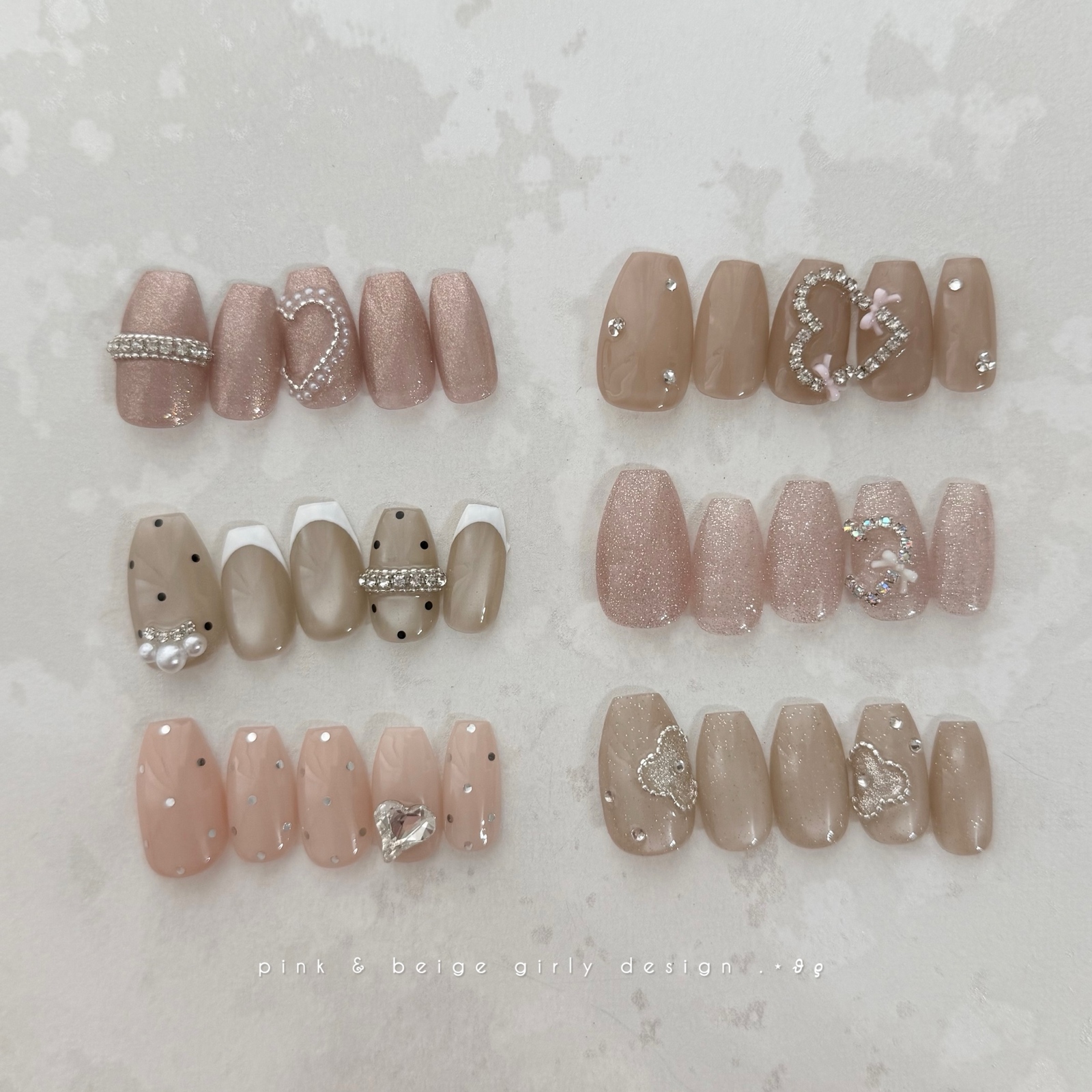 アーモンド/ロングバレリーナサイズ表 - Ami nail | minne byGMOペパボ