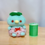 No.81 おかっぱちゃん（天然石•お皿蓄光）