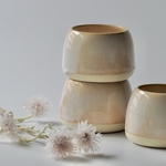 春霞にとける桜もも色｜ぽってりとした癒しのカップ｜湯ラテ・コーヒーカップ・フリーカップ｜ひだまりのようなやさしい時間に