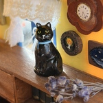 猫の置き物③黒ねこさん