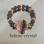 瑪瑙　薔薇　紅伊丁　ブレスレット　天然石ブレスレットSelene crystal