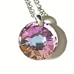 オーダー品【稀少　スワロフスキー　クリスタル ヴィトレイル　ライト　sun necklace】大きい１9ｍｍ　 