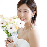  "ribbon white" ブライダルアクセサリー　結婚式　お呼ばれアクセサリー　ブライダルピアス/イヤリング　リボンピアス　リボンイヤリング　ウェディング　サテンリボン　3mm バレエコア