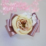 コサージュ 卒業式 入学式 リボンローズ corsage