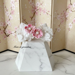 【わんちゃん用リボンバレッタ】和洋折衷の華やぎ桜