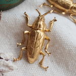 真鍮パーツ［アメリカ製］＊1個＊アンティーク調　ブラス　虫 / Raw brass jewelry making supplies　