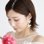 " sumi " ブライダルアクセサリー　結婚式　お呼ばれアクセサリー　ブライダルピアス　ブライダルイヤリング　カラードレス　ウエディング　二次会　大ぶり ウェディング　成人式　卒業式　ドレス 花　