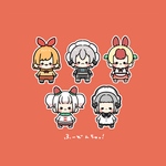 ふーどんちゅミニタオル